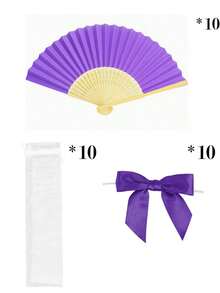 1/3/10/15/30 peças Leques de papel dobráveis minimalistas essenciais para o verão, estilos branco e colorido, leques portáteis de mão, adequados para casamento, festa, cerimónia de batismo, presentes para a noiva, decoração DIY e adereços de fotografia - Multicolorido - Ver 29
