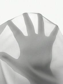 女款大尺碼鈕扣短袖襯衫上衣，輕盈 3D 印花夏季款 - 霧霾藍 - 查看 7