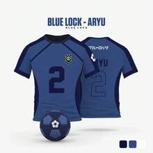 Nagi 3D Printed Anime Blue Lock Soccer Jersey For Men And Women, Short Sleeve, Sporty Style, Y2k, Harajuku, Cosplay. - L50324094642 - 查看 1
