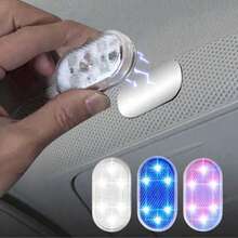 This Convenient Touch-Control Car Roof Light Will Completely Transform Your Interior Environment! It Features Bright Multi-Functional LED Lights, USB Charging Capability, And Easy Installation. It Significantly Enhances Driving Comfort And Road Safety, Making It An Ideal High-End Gift For Easter. 150mah - A - View 4