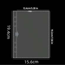 A5/A6 Double Grid With Cover 6-Hole Storage Bag 5pcs Set Transparent Loose Leaf File Bag Back To School Essential Study Supplies - Transparent - View 20