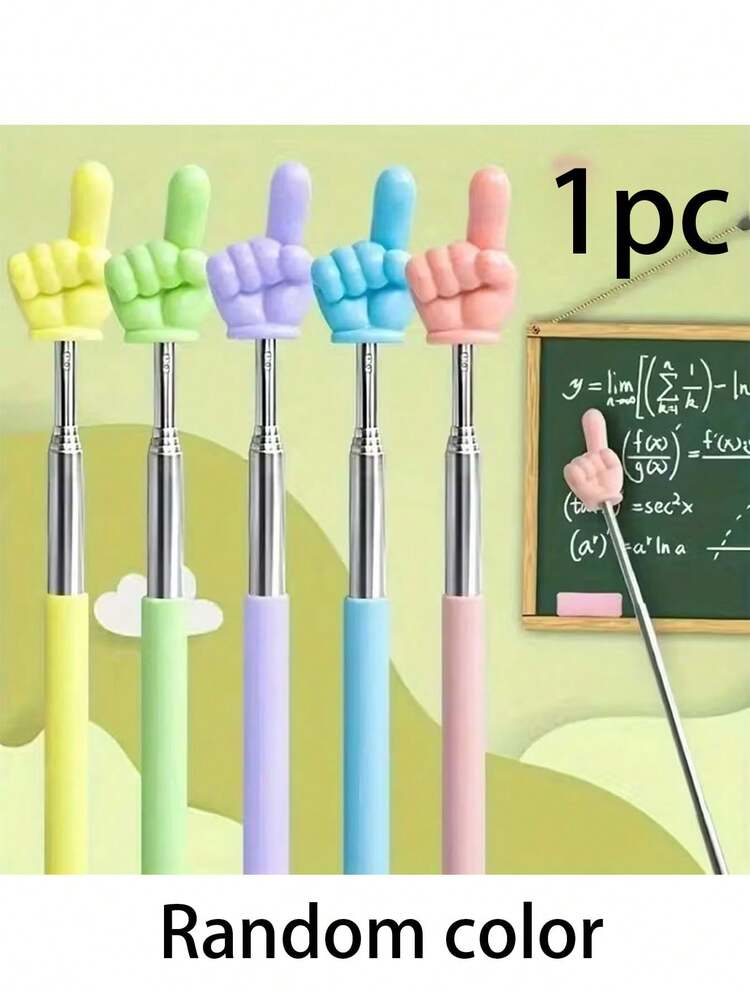 مؤشر إصبع مزدوج قابل للسحب، مؤشر تعليمي، متوفر بألوان متعددة، مؤشر مساعد المعلم، مناسب لعيد الفصح وعيد الأطفال، هدية موسم العودة إلى المدرسة، هدية حفلة صغيرة، مجموعة أدوات القراءة للأطفال - متعدد الألوان - مشاهدة 10