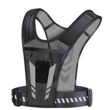Chaleco de hidratación para correr, mochila ligera con bolsa de hidratación, apta para senderismo al aire libre, carreras de trail, ciclismo, montañismo, mochila con bolsa de agua para hombres (solo mochila) - Negro - Ver 1