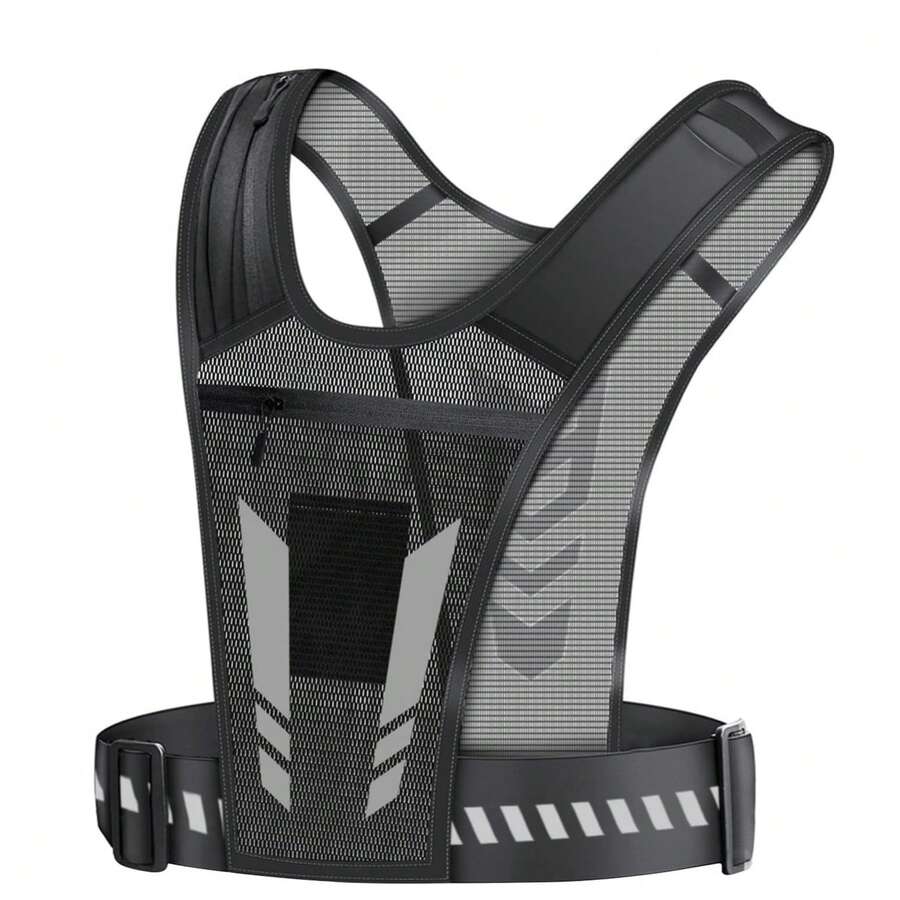 Chaleco de hidratación para correr, mochila ligera con bolsa de hidratación, apta para senderismo al aire libre, carreras de trail, ciclismo, montañismo, mochila con bolsa de agua para hombres (solo mochila) - Negro - Ver 1