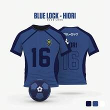Nagi 3D Printed Anime Blue Lock Soccer Jersey For Men And Women, Short Sleeve, Sporty Style, Y2k, Harajuku, Cosplay. - L50324094651 - 查看 6