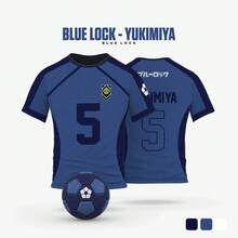 Nagi 3D Printed Anime Blue Lock Soccer Jersey For Men And Women, Short Sleeve, Sporty Style, Y2k, Harajuku, Cosplay. - L50324094649 - 查看 1
