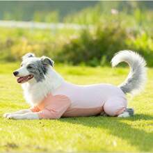 Pink Pet Outdoor Sun Protection/Dirt-Proof Four-Legged Jumpsuit, Lightweight And Soft Fabric With Cool Touch, Suitable For Medium To Large Dog Breeds - Pink - View 4