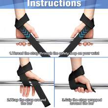 1 Pair Adjustable Wrist Wraps, Elastic Wrist Support, Weightlifting, Cross-Training, Powerlifting Wrist Straps - Multicolor - View 5
