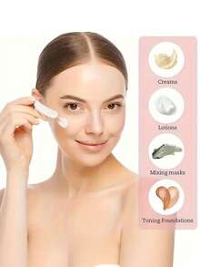 10/5pcs Reusable Cosmetic Spatula And Mini Spoon, Perfect For Easily Applying Face Cream And Lotion. - Multicolor - View 6