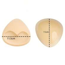 2 buah bantalan payudara tebal 6cm, cocok untuk payudara kecil, dapat dilepas dan dicuci, bantalan bra push-up yang dapat dimasukkan. - MultiWarna - View 5