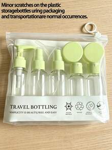 9件組旅行分裝瓶套組，實用旅行必需品：適用於旅行噴霧裝置，客廳、臥室、浴室的裝飾品及禮品。適合婚禮、節日、生日禮物及新年禮物，送給男士、女士、父親、朋友或趣味小禮物。 - 多色 - 查看 14