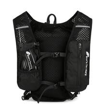 Running Vest Lightweight Hydration Backpack Breathable Running Backpack Unisex Outdoor Sports Marathon Trail Running Cycling Hiking - Black - View 1