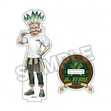 Anime Dr Stone Acrylic Stand Senku Ishigami Chibi Figure BBQ Theme Rantaro Desk Sign Plate Ornament Fans Collectible Gift Set - Multicolor - View 13