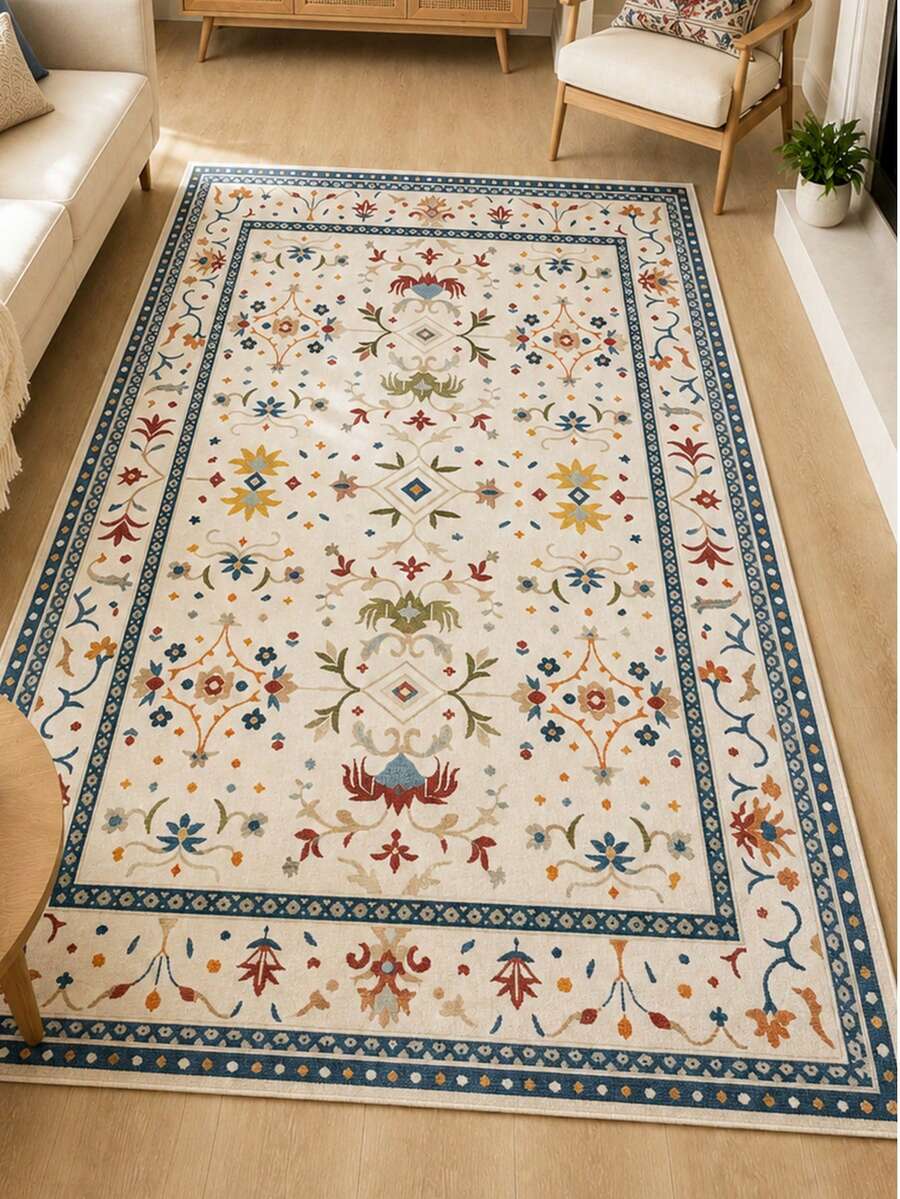 Chilai Home Boho Rug, Runner Rug, Washable Floor Mat for Home Decor, Livingroom rug, Non-Slip Kitchen Runner Rug, Made in Turkiye 80x200 cm, 80x300 cm,100x200 cm, 120x180 cm - 彩色 - 查看 1