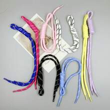 10/20pcs Y2K Multicolor Nylon Rope DIY Handmade Weaving Set, Sturdy Lightweight Durable Phone Lanyard, Keychain And Backpack Decoration Materials, Handmade Craft Accessories, Wedding Favor Gift, Summer Beach Charm Hollow Out Clogs Accessories - Color Mixing - View 6