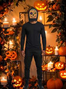 1pc Party Mask - Elastic Breathable Party Mask, Suitable For Role Play, Costume Party And Daily Outings - Fun Creative Gift, Face Decoration, Social Gathering Accessory Halloween - Multicolor - View 9