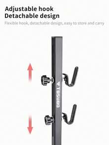 TOSUOD Support de stationnement de vélo en fer sur pied, support de réparation robuste à hauteur réglable, support de maintenance et de stationnement à double usage, universel pour vélos de route, de montagne, pliants et de ville, outil de réparation et de maintenance anti-basculement robuste, rangement de véhicule pour garage à domicile, inspection et réglage en magasin de vélos, stationnement temporaire extérieur et présentation en salle d'exposition, accessoire de soin quotidien du vélo pour les passionnés de cyclisme - Multicolore - Voir 5