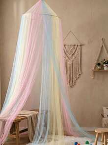 Princess Mosquito Net Canopy, Elegant Round Dome Girl Mosquito Net, Suitable For Twin/Full/Queen/King Size Beds, Room Decor Curtain, Universal For Baby Crib And Adult Bed, Easy Ceiling Installation - A - View 4