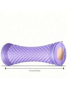 1 Set Easy-Rolling Foot Fascia Massage Roller + Finger Massager - PVC Material Foot Massager For Muscle Relaxation, Yoga And Arch Support, Ideal For Home Workout And Gift For Father. Foot Massager, Massager, Massage, Cheese - A - View 7