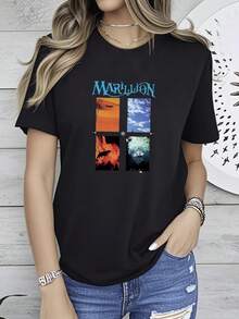 Women T-Shirts - 黑色 - 查看 1