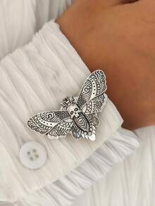 1pc/2pcs Shirt Button Cuff Cover Vintage Cuff Button Clip Suitable For Dress, Wedding Gift And Party - Silver - View 2