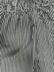 女士夏季条纹面料性感撞色吊带连体裤，休闲优雅，适合度假、日常穿着、约会、海滩等场合。 - 綠色 - 查看 11