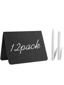 32pcs Mini Chalkboard Signs, Approx. 4" X 3", Easy To Write And Erase - Food Labels, Buffet, Party, Table, Wedding, Bakery, Wedding Direction Signs, Wedding Reserved Signs, Table Cards, Back To School, Home Decor, Home Supplies, Family Essentials, Gifts For Women, Gifts For Men, Gifts For Mothers, Teacher Gifts, Wedding Decor, DIY, Bedroom Decor, Kitchen Decor, Christmas Decor, Halloween Decor, Bachelorette Party Supplies, Office Desk Accessories, Home Decor - High-quality Signs - View 10