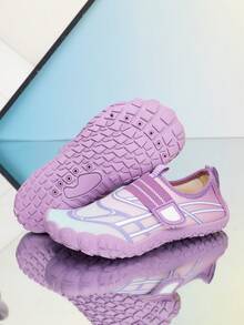 New Multifunctional Children's Casual Shoes Suitable For Indoor And Outdoor Use, Beach Water Shoes For Boys And Girls, Multiple Colors Available, Rubber Sole, Breathable Quick-Drying Upper - Purple - View 5