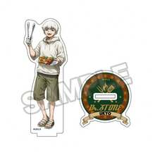 Anime Dr Stone Acrylic Stand Senku Ishigami Chibi Figure BBQ Theme Rantaro Desk Sign Plate Ornament Fans Collectible Gift Set - Multicolor - View 6