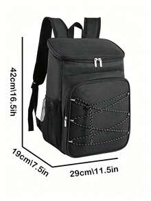 Large Capacity Insulated Cooler Backpack, Waterproof, Suitable For Camping, Hiking, Picnic - Multicolor - View 2