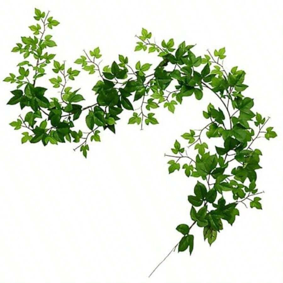 フェイクグリーン 1.8m アイビー 人工観葉植物 葉物 造花藤 植物 人工植物 藤 緑 葉 防水 高耐久 鉄線付き 雑貨 壁掛け 吊りのインテリア飾り 置物 DIY フィス ベランダ ガーデン 室内 結婚式 飾り用 撮影用 枯れないグリーン アイビーインテリア オブジェ   インテリア 雑貨 - 写真の通り - チェックする 1