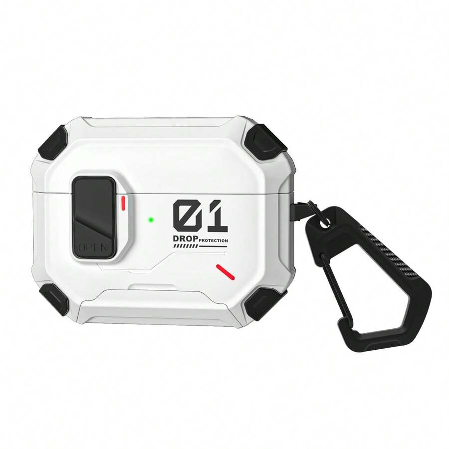New Pro 3 (2025) 自動開關掛鉤式防刮耳機保護殼 Pro 3 奢華保護套 - 白色 - 查看 1