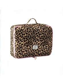 1pc/Set Leopard Print Travel Bag Set, Multi-Functional Storage For Clothes, Cosmetics And Daily Essentials, Suitable For Travel, Dorm, Back To School Gift - Multicolor - View 14