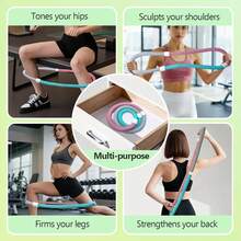 Adult Foldable Fitness With Gravity Soft Spring Design, Waist-Fitting Portable Slimming Exercise Equipment For Weight Loss, Fat Burning, Home Gym Core Workout, Ideal For Home And Travel - Multicolor - View 11