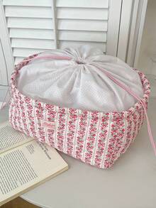 A Super Large, Attractive, And Practical Drawstring Storage Basket. Ideal For Wardrobe Organization, Portable Picnic Storage, Bedroom Storage, Wardrobe Decoration, Toy Storage, Laundry Basket, And A Must-Have For Every Home. - Multicolor - View 9