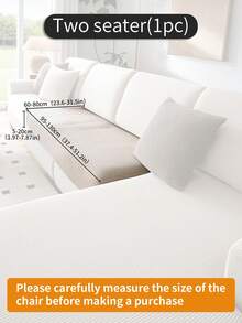 1PC Solid Color Water-Repellent Line Elastic Sofa Seat Cover, Water-Repellent Dust-Proof Protective Cover, Suitable For Living Room, Bedroom, Guest Room Sofa Protection Cover - Multicolor - View 22