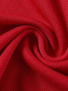 Camiseta de alta calidad y diseño atractivo, relajada y cómoda, ropa masculina refrescante, camiseta estampada fácil de limpiar, camiseta duradera de talla grande, camiseta casual, camiseta - Rojo - Ver 5