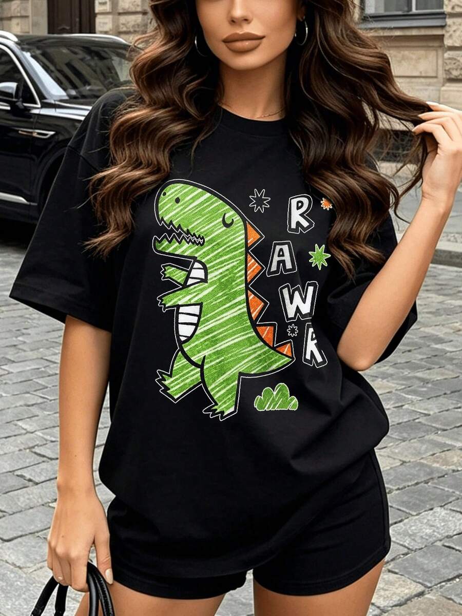 Women T-Shirts - Black - View 1