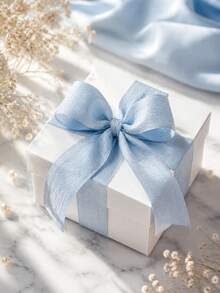 4cm Goddess/Mother's Day/Valentine's Day Ruffled Satin Ribbon, High-Grade Elastic Ruffled Bubble Pleated Woven Satin Ribbon, Suitable For Cake, Birthday Box Packaging, Gift Wrapping, Ribbon Weaving Tie, Can Be Used For Cake Packaging, DIY Bows, Bouquet - Multicolor - View 6