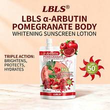 Arbutin Pomegranate Whitening Body Lotion 200ml, SPF 50+ Sun Protection, Brightening Skin Tone, Antioxidant, Deep Hydration, Creating Radiant Glowing Skin, Suitable For All Skin Types - Pomegranate - View 2