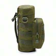 Men's Tactical Waist Bag With Water Bottle Holder, Outdoor Waist Belt Multi-Function Storage Pouch For Hiking, Running, Camping, MOLLE Storage Bag - Multicolor - View 9