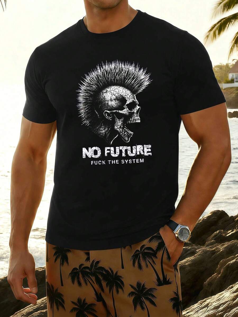 T-shirts för män - Svart - Visa 1