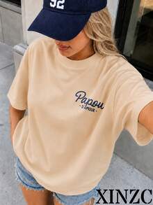 Sudaderas y sudaderas con capucha para mujer - Caqui - Ver 3