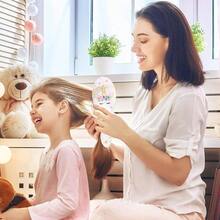 Cepillo de unicornio para bebs, nias y nios: cepillo para cabello y hmedo, rizado y grueso, apto para todo tipo de cabello. - Arcoíris Unicornio - Ver 5
