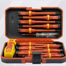 8pcs Insulated VDE Screwdriver Set, Electrician Screwdriver Kit With Storage Box (Random Assortment) - Multicolor - View 15