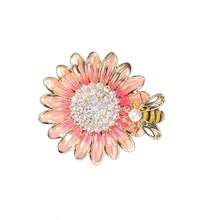 Bee Sunflower Brooch, Fashion Creative Premium Brooch, Exquisite Personalized Elegant Versatile Clothing Accessory - Sunflower Brooch - View 6