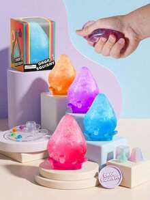 1pc Dreamy Glitter Teardrop Squishy Toy | Soft Slow Rebound Sensory Interactive Toy | Suitable For Children And Adults | Classroom Relaxation, Study Companion, Desktop Fun Interaction And Home Leisure Accessory | Back To School Surprise Gift | Classroom Reward Gift, Campus Exchange Gift, Birthday Party Favor | Soft Squeeze Toy | Sensory Toy | Desktop Companion Accessory - Multicolor - View 9