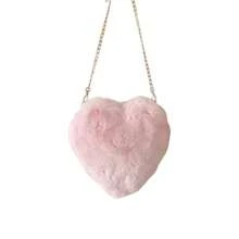 DIANA Heart-Shaped Handbag - Apricot - View 4
