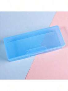 4 Stück/1 Stück transparente Aufbewahrungsbox für Schreibwaren mit großer Kapazität (zwei Größen erhältlich 7,28 Zoll/7,48 Zoll) Buntstifte Aquarellstifte Zeichenstifte Stiftehalter Schüler Zeichnen Skizzieren Federmäppchen Bürobedarf Organizer Box - Mehrere Stile - Übersicht 13