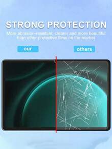 適用於 Galaxy Tab S10 FE/S7 2020/ S9 / S8 / S7/S9 FE/ 10th Gen 2022/ 11 2025，3片裝高畫質鋼化玻璃螢幕保護貼，相容於 Apple 與系列產品，防摔防刮，為平板螢幕提供更佳保護 - 無色 - 查看 5